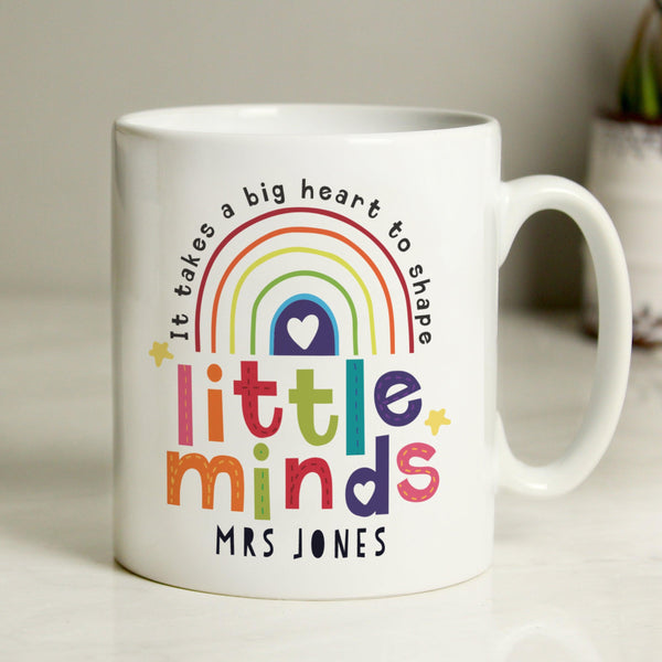 Personalised Shape Little Minds Ceramic Mug - Shop Personalised Gifts