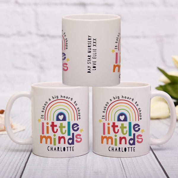 Personalised Shape Little Minds Ceramic Mug - Shop Personalised Gifts