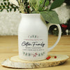 Personalised Christmas Ceramic Flower Jug