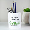 Personalised Thanks For Helping Me Grow Ceramic Storage Pot