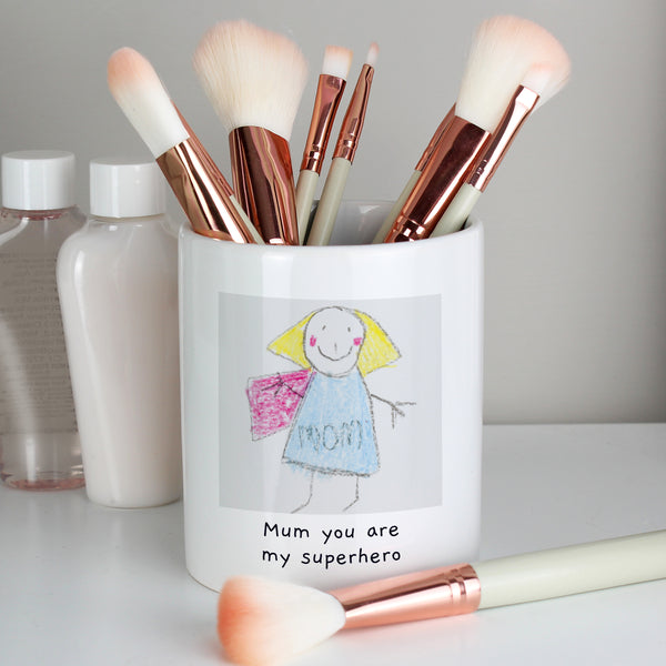 Personalised Childrens Drawing Photo Ceramic Storage Pot