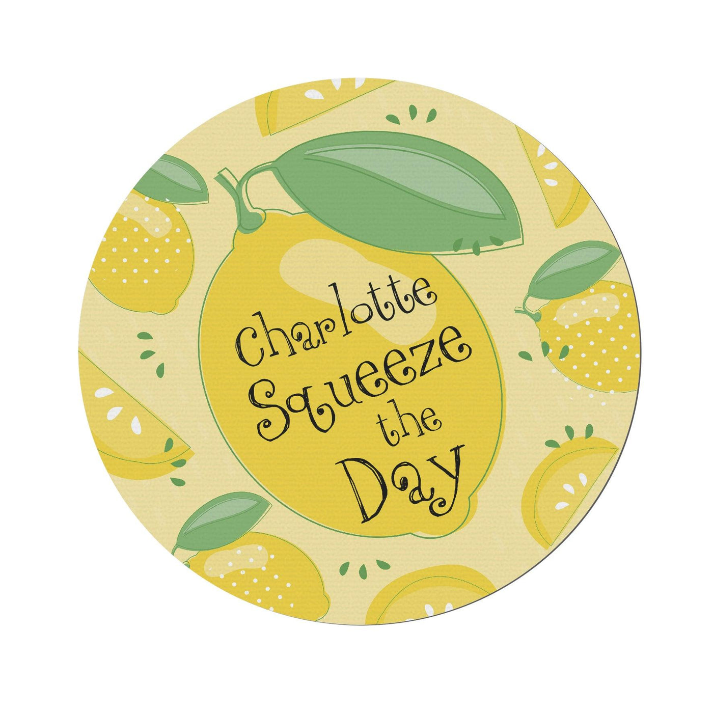 Personalised Squeeze the Day Mouse Mat - Shop Personalised Gifts