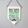 Personalised Gaming Mode Hanging Banner - Shop Personalised Gifts