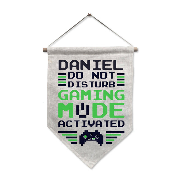Personalised Gaming Mode Hanging Banner - Shop Personalised Gifts