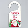 Personalised Santa Stop Here Christmas Door Hanger - Shop Personalised Gifts