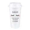 Personalised Eyelashes Double Walled Travel Mug - Shop Personalised Gifts