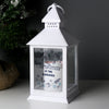 Personalised Christmas Frost White Lantern - Shop Personalised Gifts