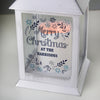 Personalised Christmas Frost White Lantern - Shop Personalised Gifts