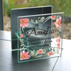 Personalised Floral Sentimental Mirrored Glass Tea Light Candle Holder - Shop Personalised Gifts