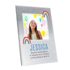 Personalised Rainbow 4x4 Glitter Glass Photo Frame - Shop Personalised Gifts