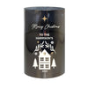Personalised Christmas Smoked Glass LED Candle - Shop Personalised Gifts