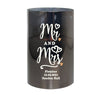 Personalised Mr & Mrs Smoked Glass LED Candle - Shop Personalised Gifts