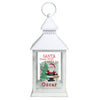Personalised Santa White Lantern - Shop Personalised Gifts