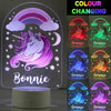 Personalised Pink Unicorn LED Colour Changing Night Light - Shop Personalised Gifts