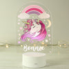 Personalised Pink Unicorn LED Colour Changing Night Light - Shop Personalised Gifts