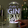 Personalised Gin Bar LED Colour Changing Night Light - Shop Personalised Gifts