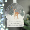 Personalised A Winter's Night Acrylic Snow Globe Decoration