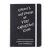 Personalised Free Text Black Hardback A5 Notebook - Shop Personalised Gifts
