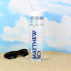 Personalised Blue Fuel Island Water Drinks Bottle - Shop Personalised Gifts