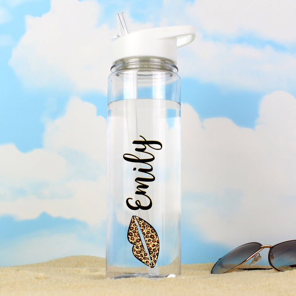 Personalised Leopard Lips Island Water Drinks Bottle - Shop Personalised Gifts
