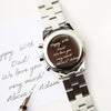 Handwriting Engraving - Men's Swiss Made Architect Endeavour - Shop Personalised Gifts
