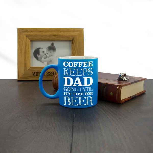 Personalised Coffee & Beer Loving Matte Ceramic Mug - Shop Personalised Gifts