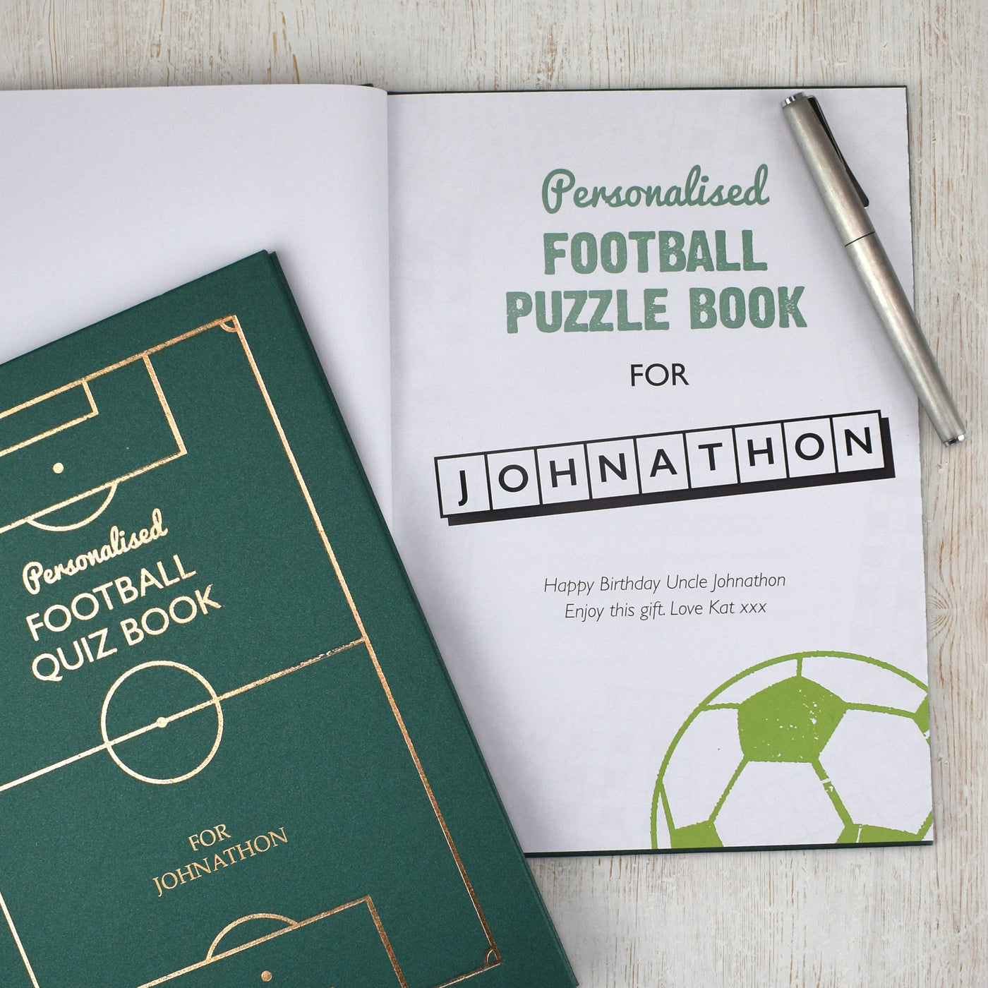 Personalised Football Quiz Book - Shop Personalised Gifts