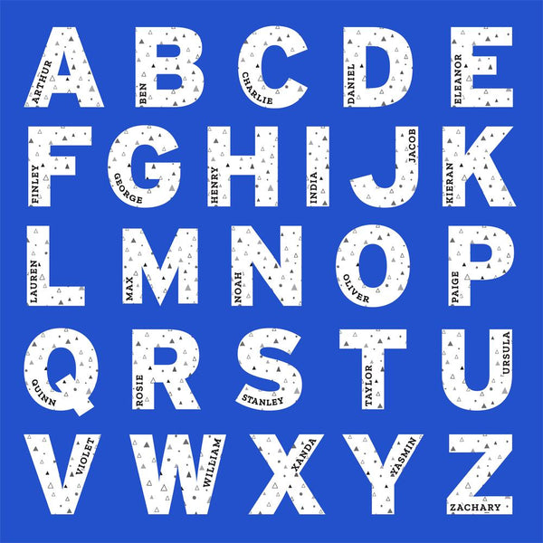 Personalised Initial Blue Kit Bag - Shop Personalised Gifts