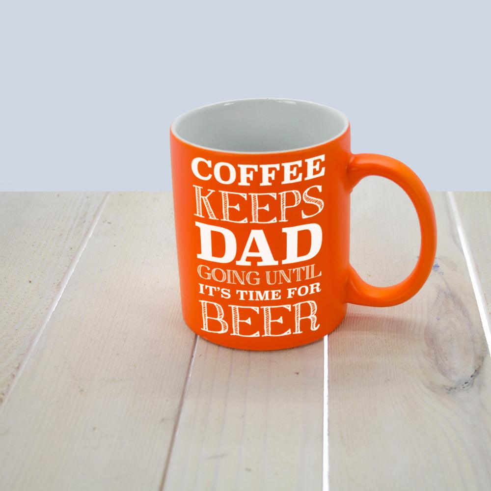 Personalised Coffee & Beer Loving Matte Ceramic Mug - Shop Personalised Gifts