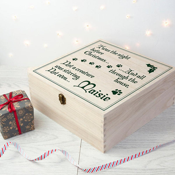 Personalised Pets T'Was The Night Before Christmas Eve Box - Shop Personalised Gifts
