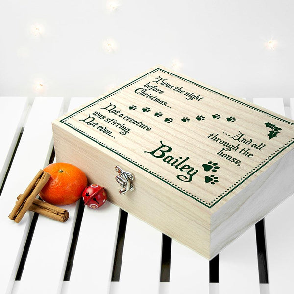 Personalised Pets T'Was The Night Before Christmas Eve Box - Shop Personalised Gifts