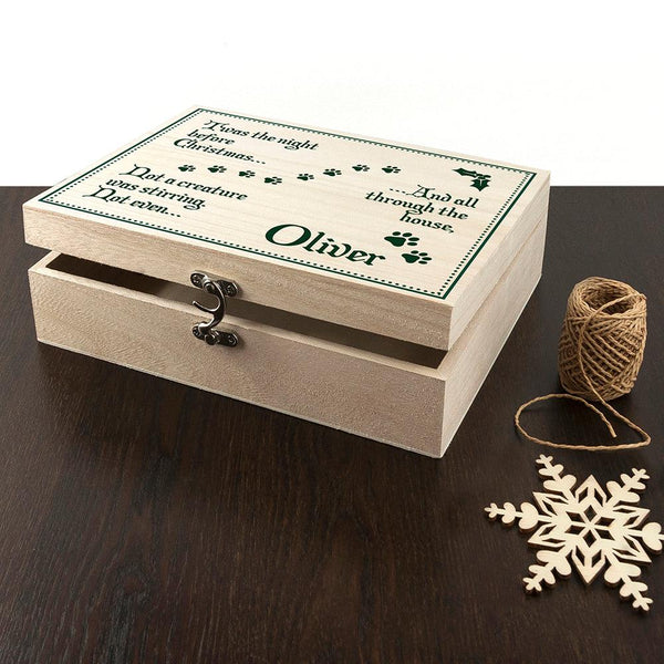 Personalised Pets T'Was The Night Before Christmas Eve Box - Shop Personalised Gifts