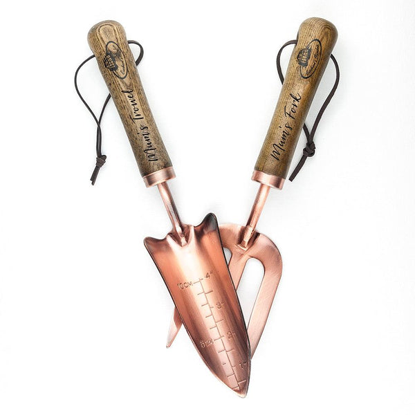 Personalised Luxe Copper Trowel & Fork Set - Shop Personalised Gifts