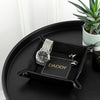 Luxury Black Personalised PU Leather Valet Tray