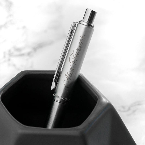 Personalised Sheaffer Brushed Chrome Pen - Shop Personalised Gifts
