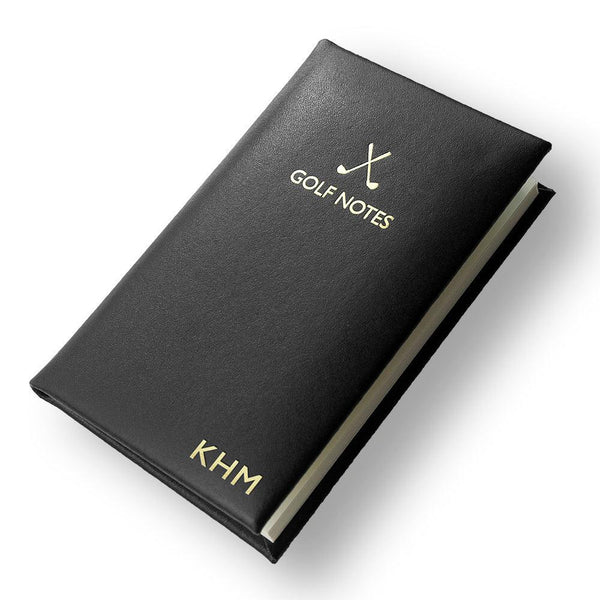 Personalised Luxury Leather Golf Notebook - Shop Personalised Gifts