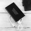 Personalised Engraved Black 4000 mAh Power Bank - Shop Personalised Gifts