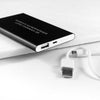 Personalised Engraved Black 4000 mAh Power Bank - Shop Personalised Gifts