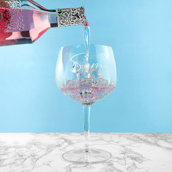 Personalised Crystal Gin Goblet - Shop Personalised Gifts