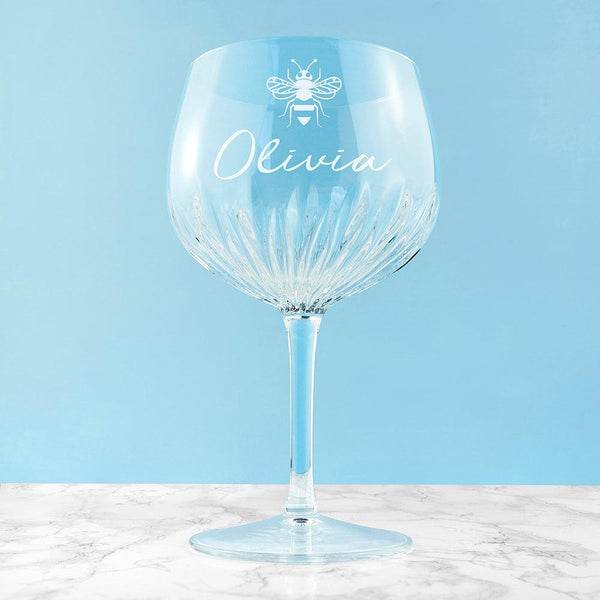 Personalised Crystal Icon Gin Goblet - Shop Personalised Gifts