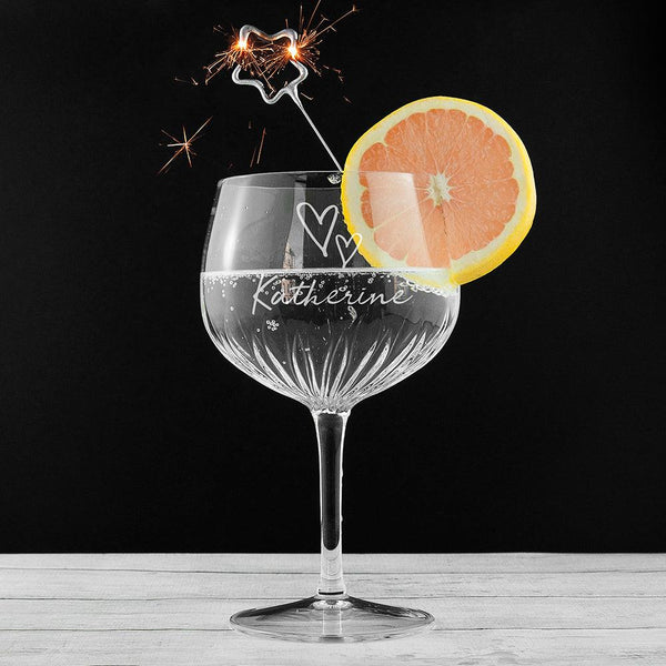 Personalised Crystal Icon Gin Goblet - Shop Personalised Gifts