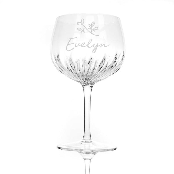 Personalised Crystal Icon Gin Goblet - Shop Personalised Gifts
