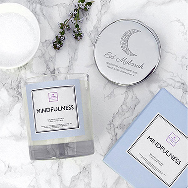 Personalised EID Mubarak Mindfulness Scented Wax Candle - Shop Personalised Gifts