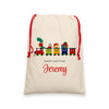 Personalised Kids Christmas Train Christmas Sack