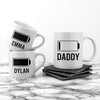 Personalised Daddy & Me Low Battery Ceramic Mug - Shop Personalised Gifts