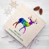 Personalised Geometric Reindeer Christmas Eve Box - Shop Personalised Gifts