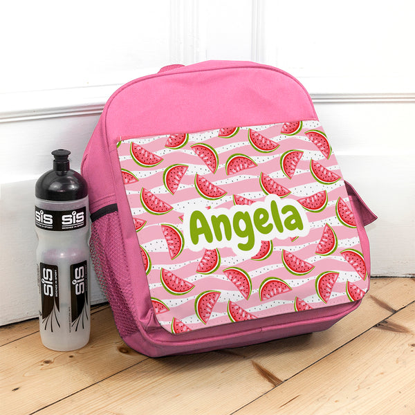 Personalised Pink School Backpack Choice of Designs