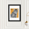 Personalised Pet Portrait Sketch A2 Print - Shop Personalised Gifts