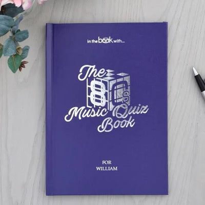 Personalised music quiz books, Shop Personalised Gifts