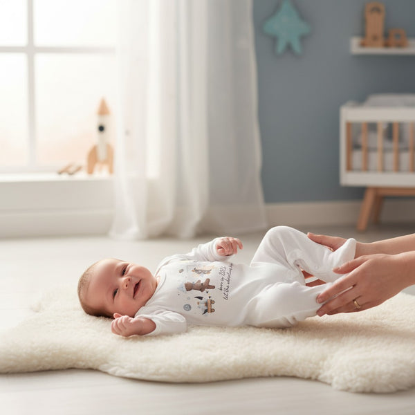 'Born In 2026...Let the Adventures Begin' Baby Sleepsuit 0-3 months